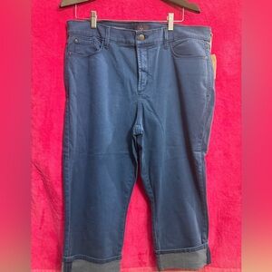 NYDJ Dayla Wide Cuff Capri